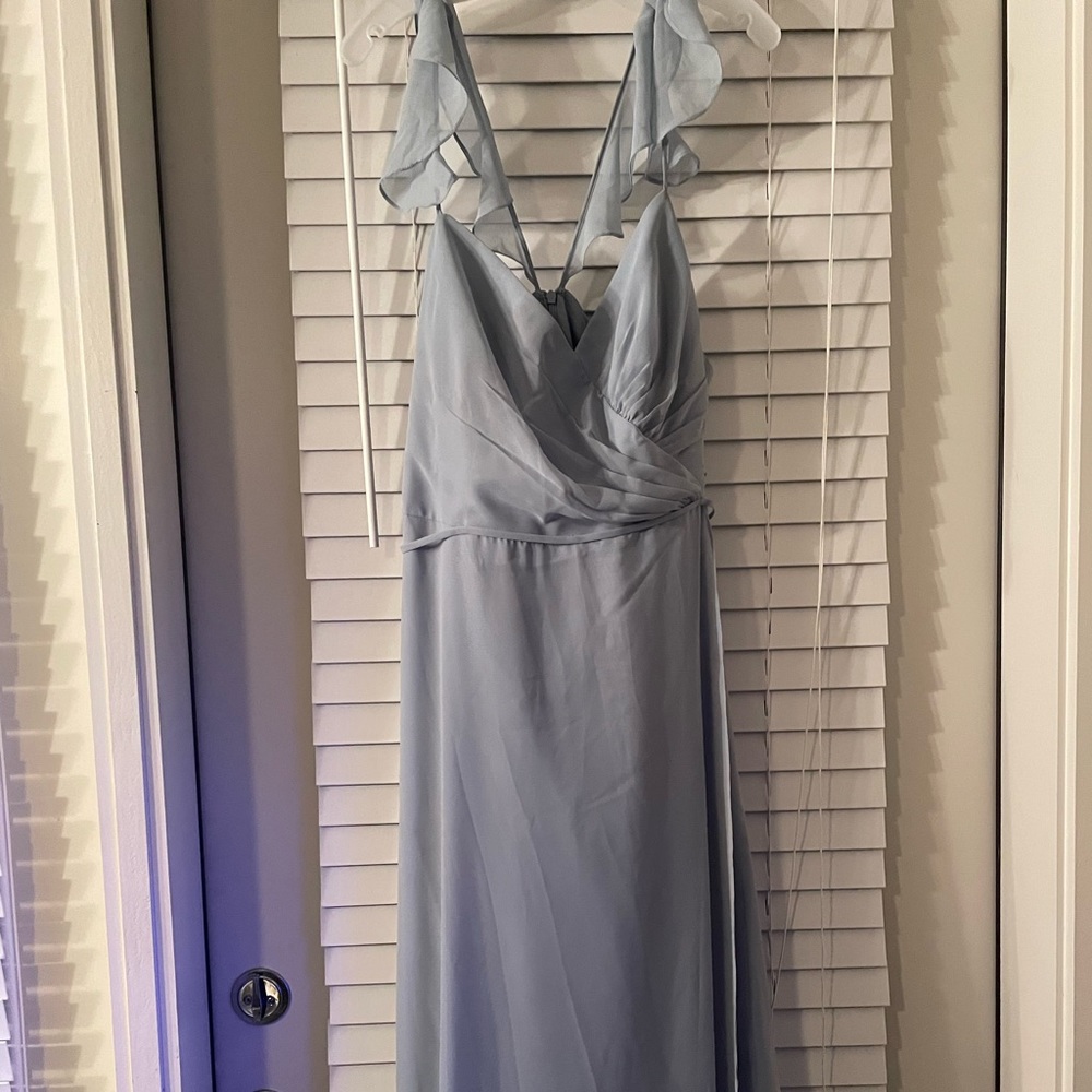 Size 14 Dusty Blur Braidemaids dress